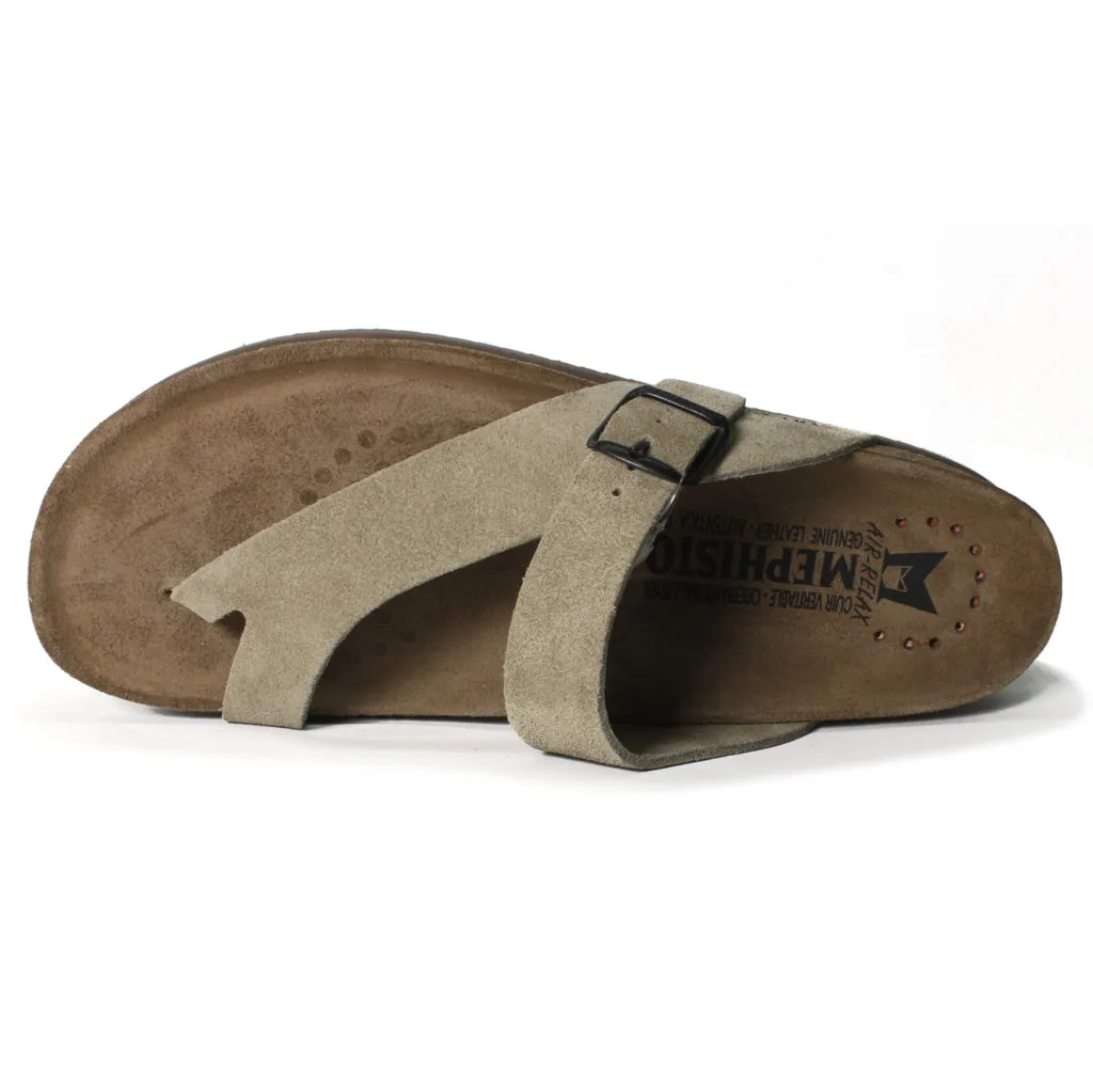 Niels Nubuck Leather Men's Slide Sandals