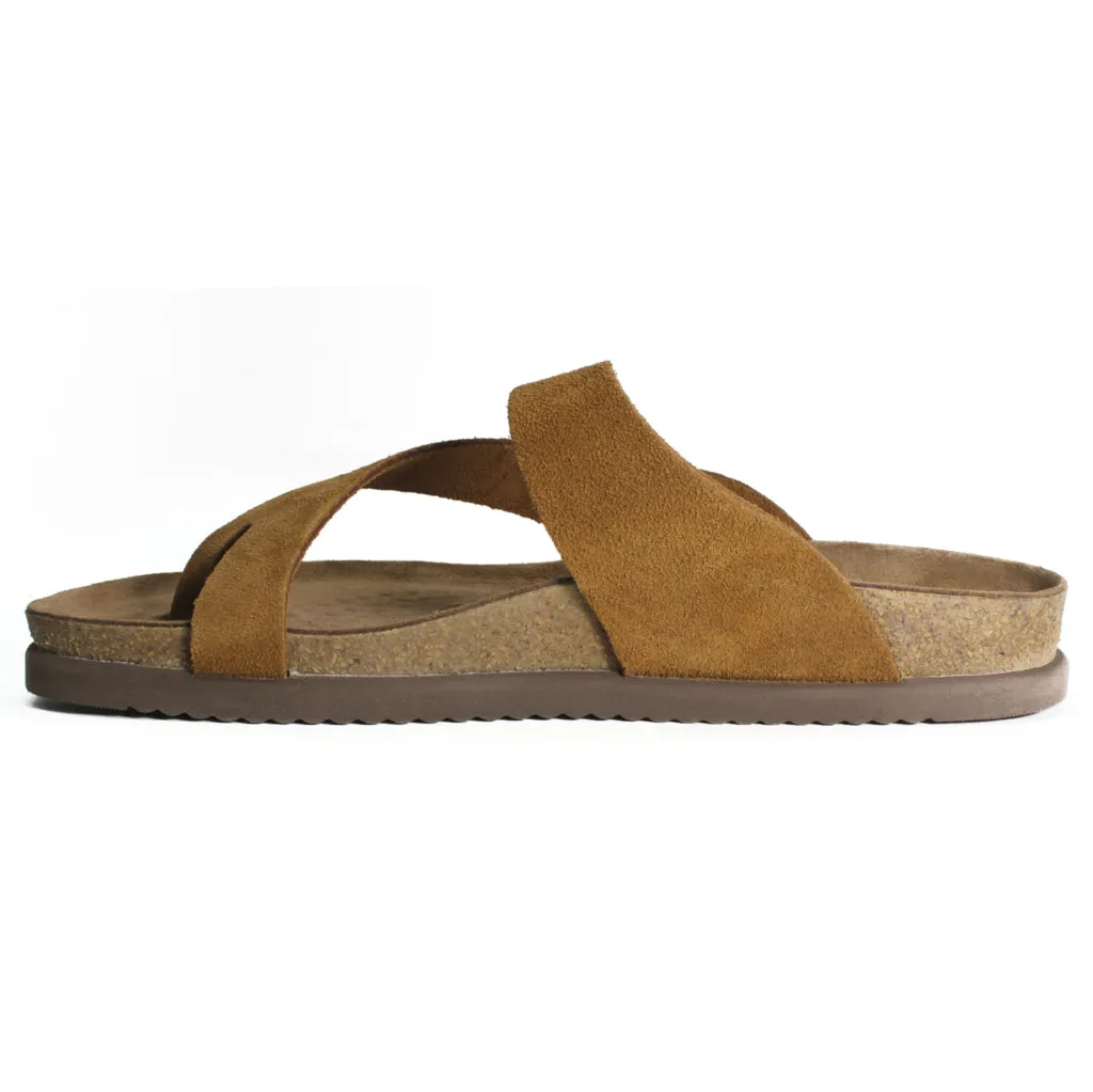 Niels Nubuck Leather Men's Slide Sandals