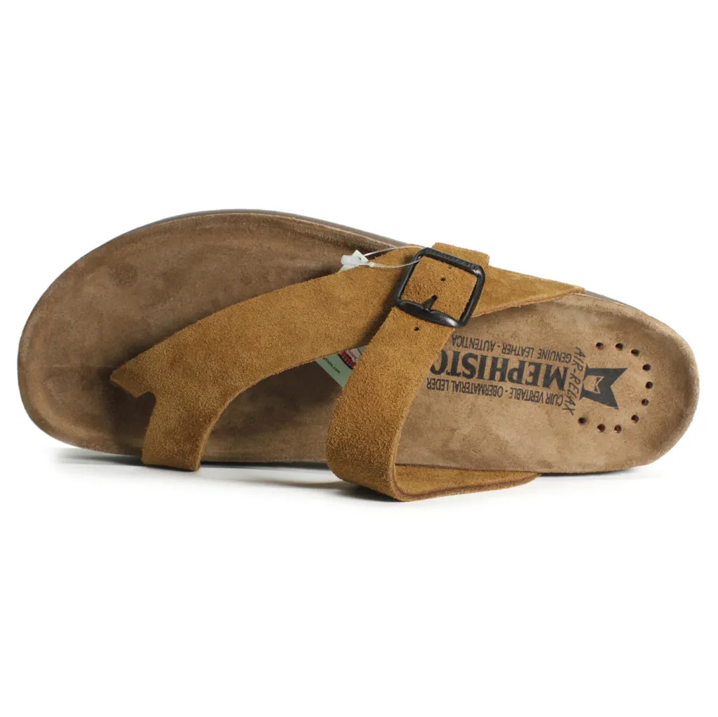 Niels Nubuck Leather Men's Slide Sandals