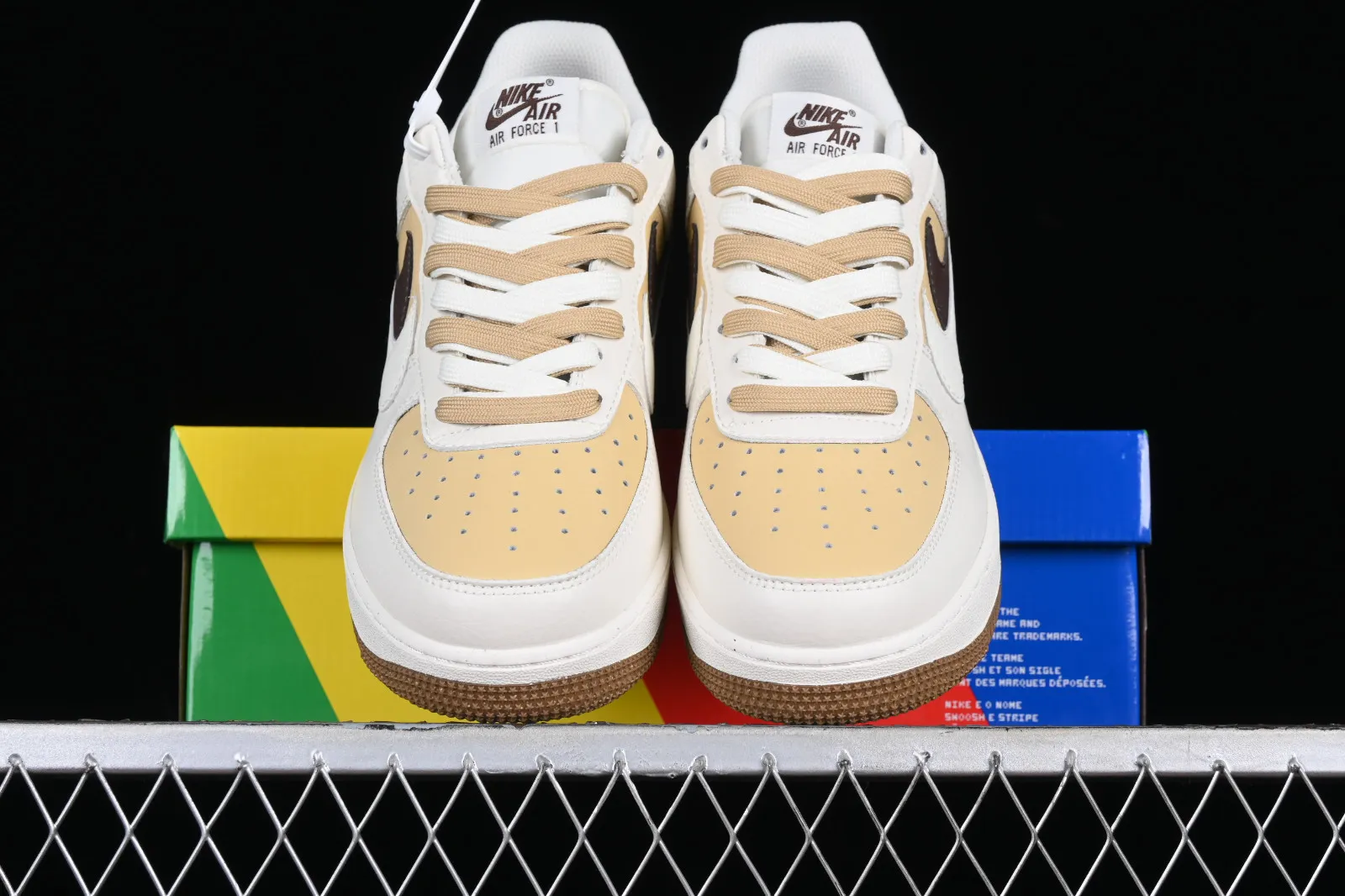 Nike Air Force 1 07 Low Rice White Brown Yellow CC2569-011