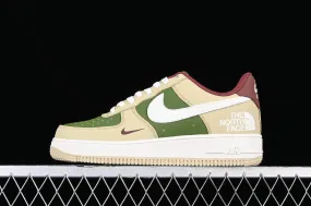 Nike Air Force 1 07 Low The North Face Khaki Brown Green BS9055-727