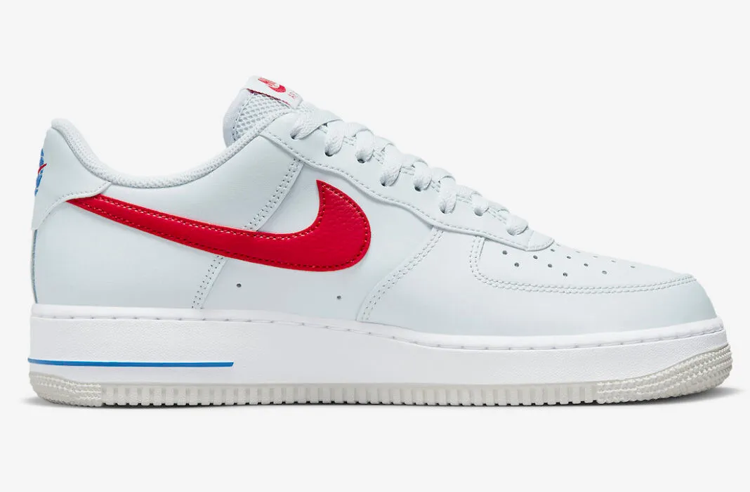 Nike Air Force 1 Low 07 Team USA Pure Platinum University Red DX2660-001