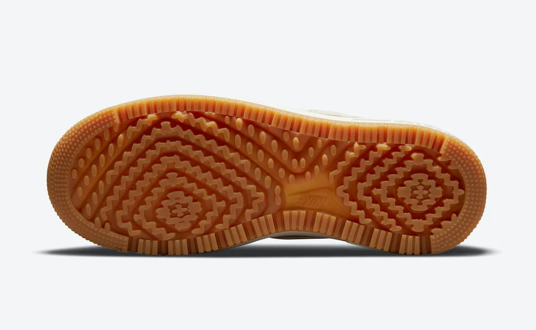 Nike Air Force 1 Low Luxe Pearl White Pecan Gum Yellow Pale Ivory DB4109-200