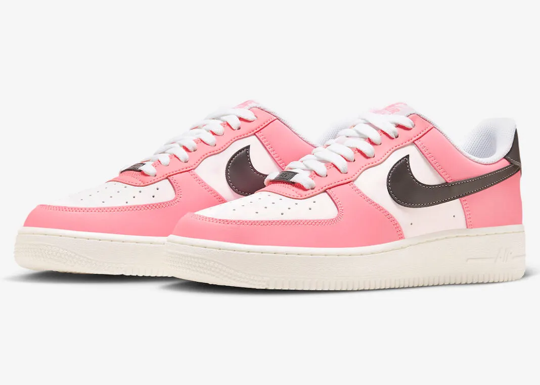 Nike Air Force 1 Low Neapolitan Pink Foam Baroque Brown White Sail FQ6850-621