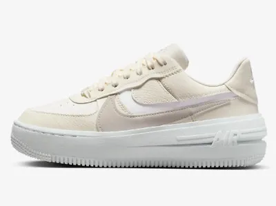 Nike Air Force 1 PLT.AF.ORM Pale Ivory Light Orewood Brown White DJ9946-107