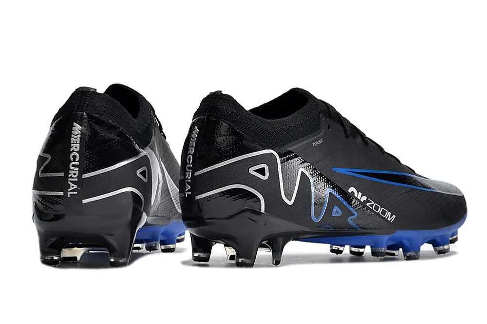 Nike Air Zoom Mercurial Vapor 15 Elite AG Shadow Pack - Black/Chrome/Hyper Royal