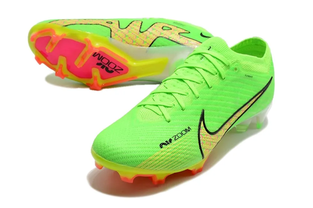 Nike Air Zoom Mercurial Vapor 15 Elite FG - Green/Black/Laser Pink