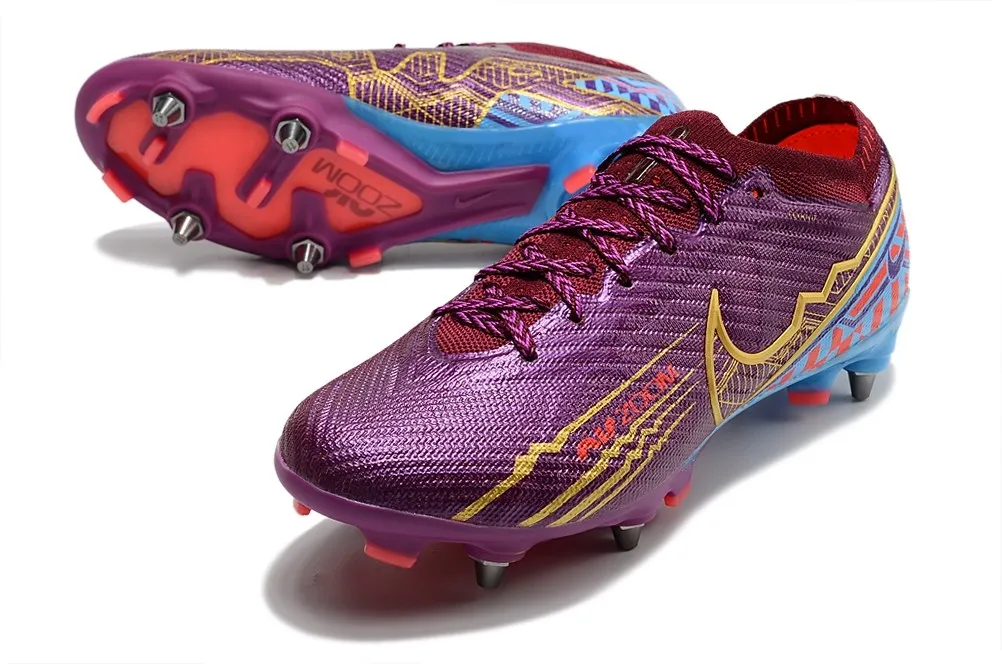 Nike Air Zoom Mercurial Vapor 15 Elite SG-Pro KM Mbappe - Dark Beetroot/Metallic Vivid Gold