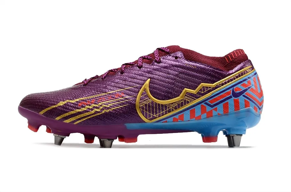 Nike Air Zoom Mercurial Vapor 15 Elite SG-Pro KM Mbappe - Dark Beetroot/Metallic Vivid Gold