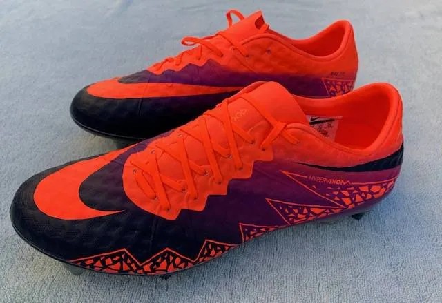 Nike hypervenom phinish sg pro soccer cleats size 8