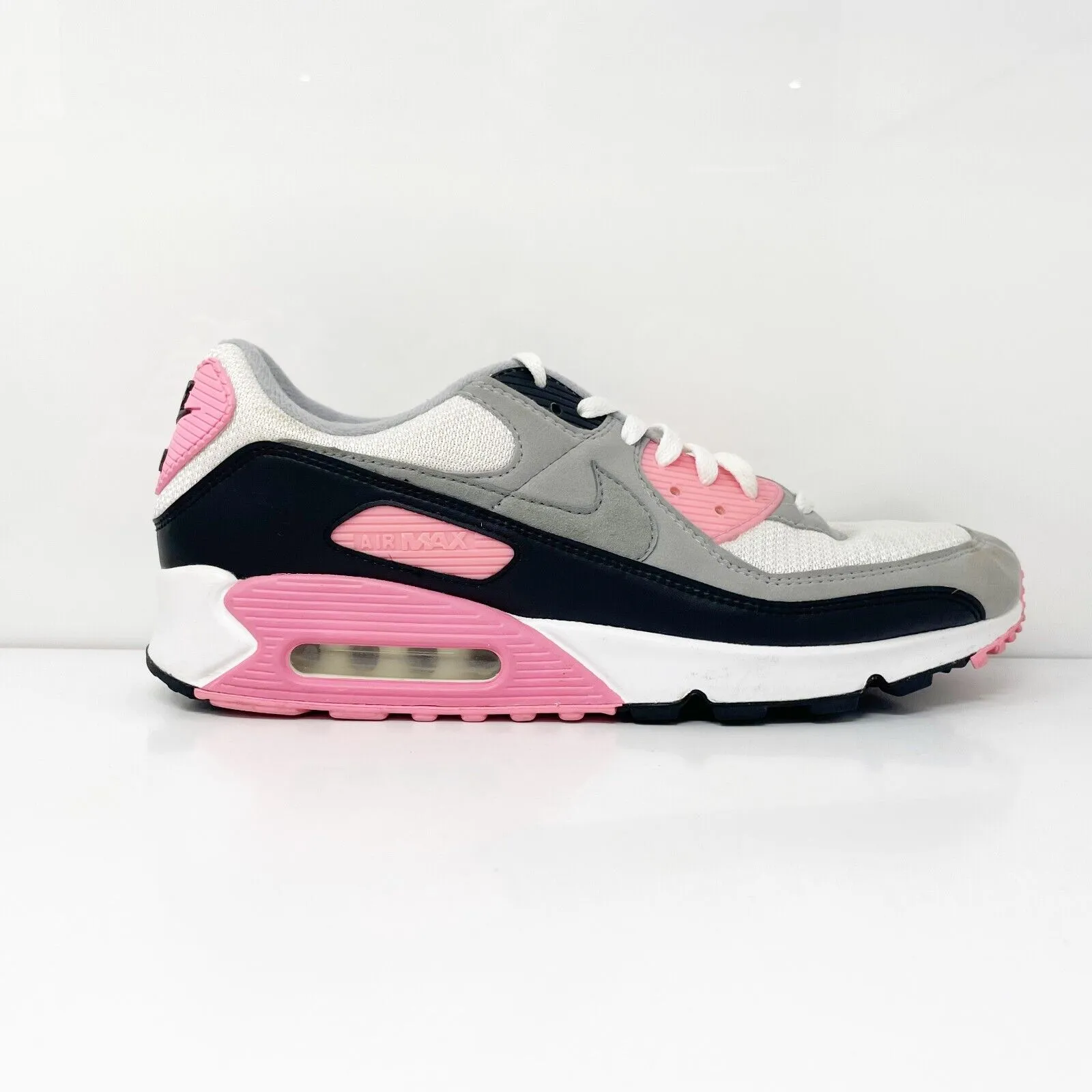 Nike Mens Air Max 90 CD0881-101 Gray Running Shoes Sneakers Size 13