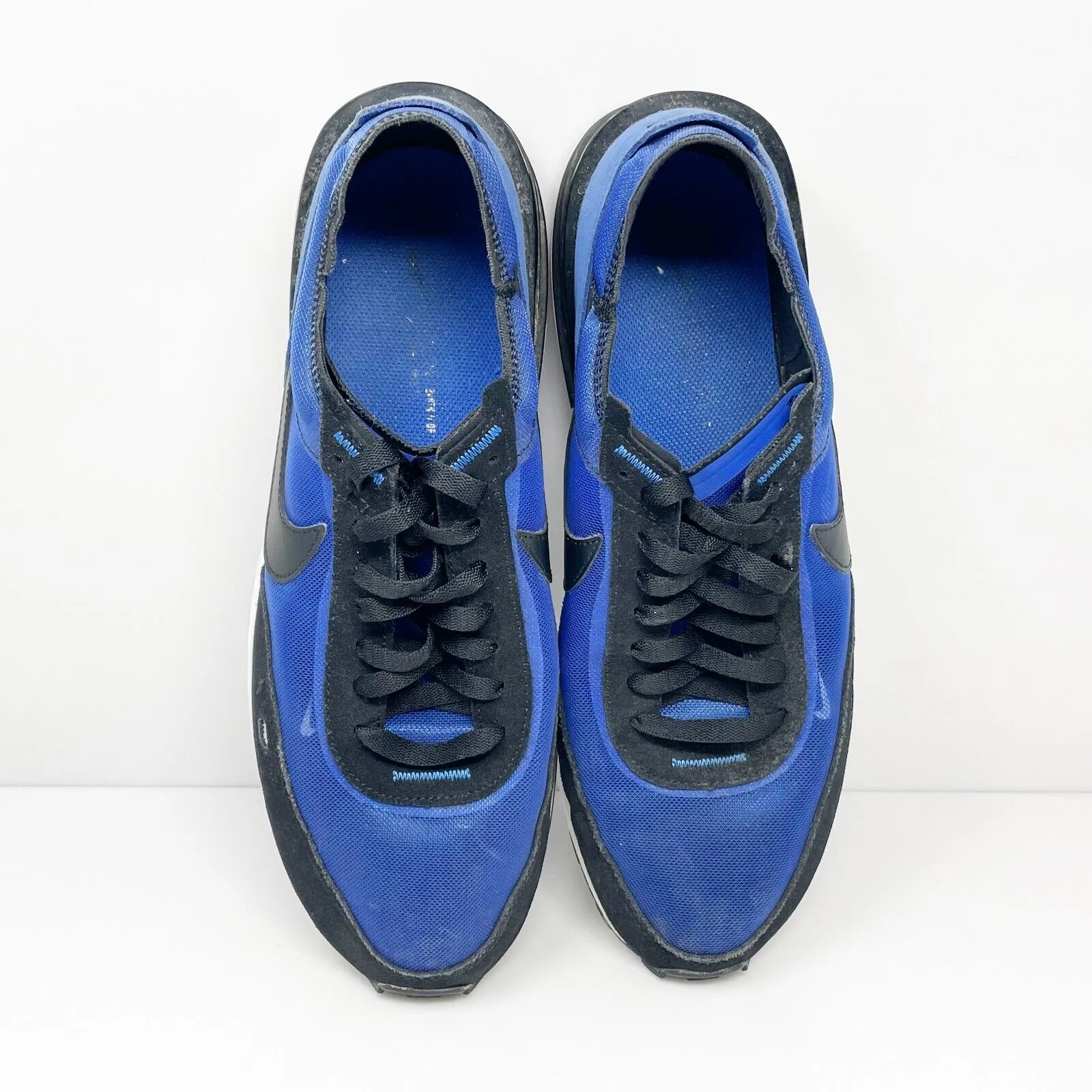 Nike Mens Waffle One DA7995-400 Blue Running Shoes Sneakers Size 12