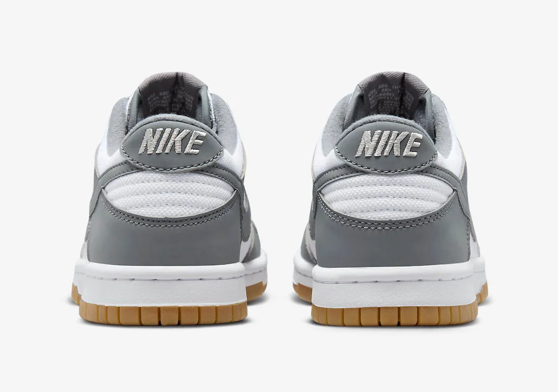 Nike SB Dunk Low GS Reflective White Smoke Grey Gum Light Brown FV0374-100