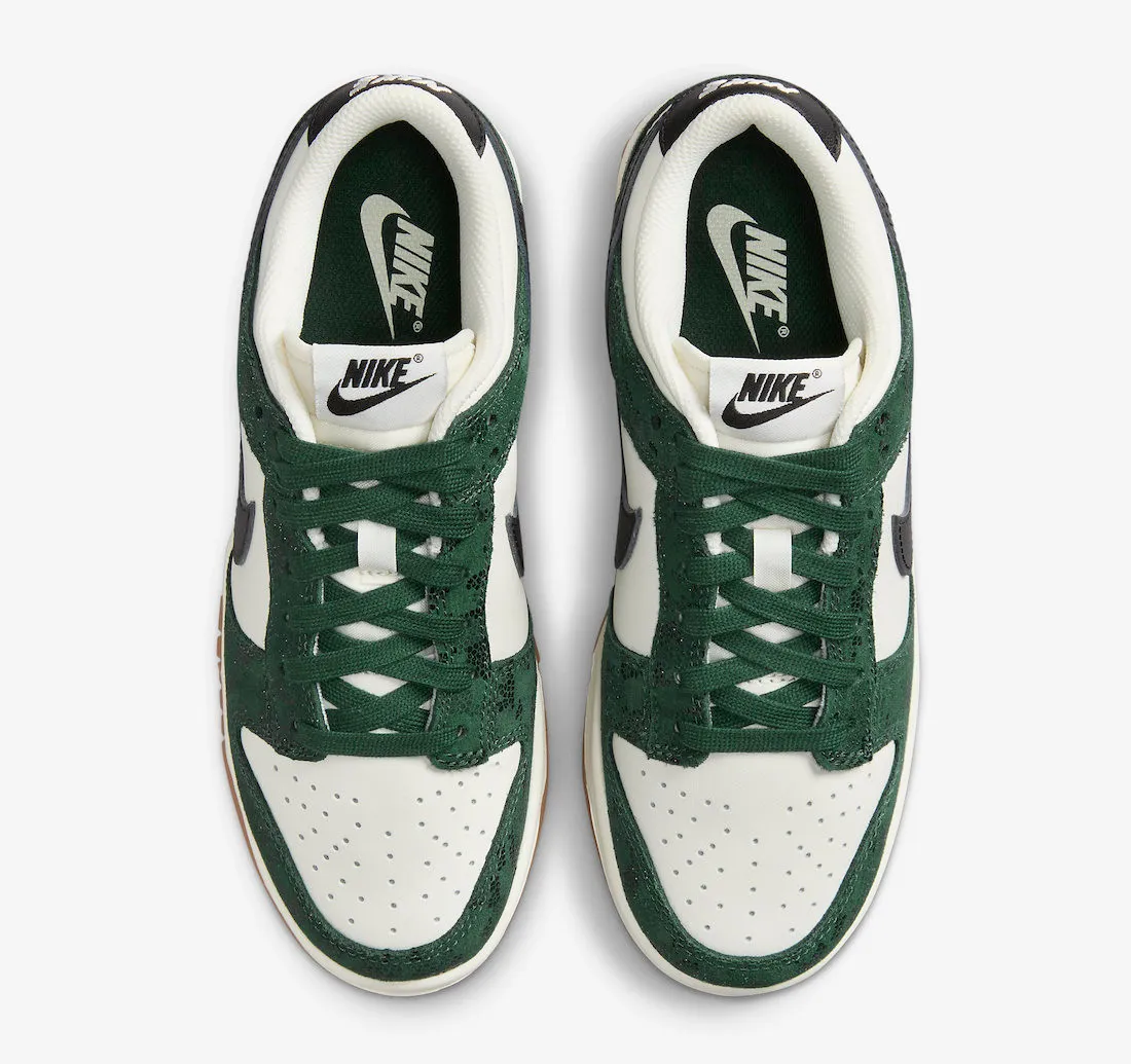 Nike SB Dunk Low Pro Green Black Sail Gum Medium Brown Fir FQ8893-397