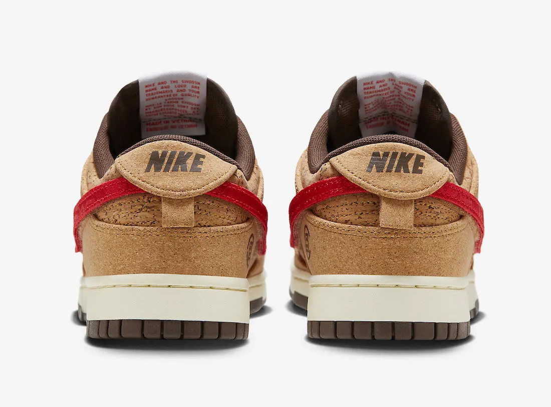 Nike SB Dunk Low SP CLOT Cork Natural Flax Coconut Milk Baroque Brown FN0317-121