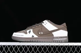 Nike SB Dunk Low White Dark Brown GD3326-302