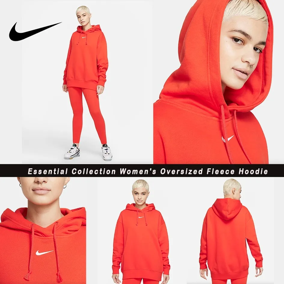 Nike  |Unisex Sweat Street Style Long Sleeves Plain Cotton Medium