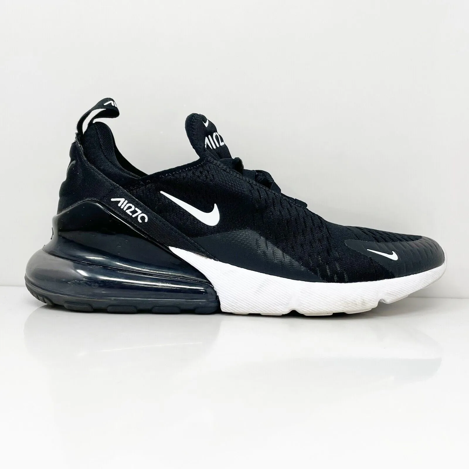 Nike Womens Air Max 270 AH6789-001 Black Running Shoes Sneakers Size 10.5