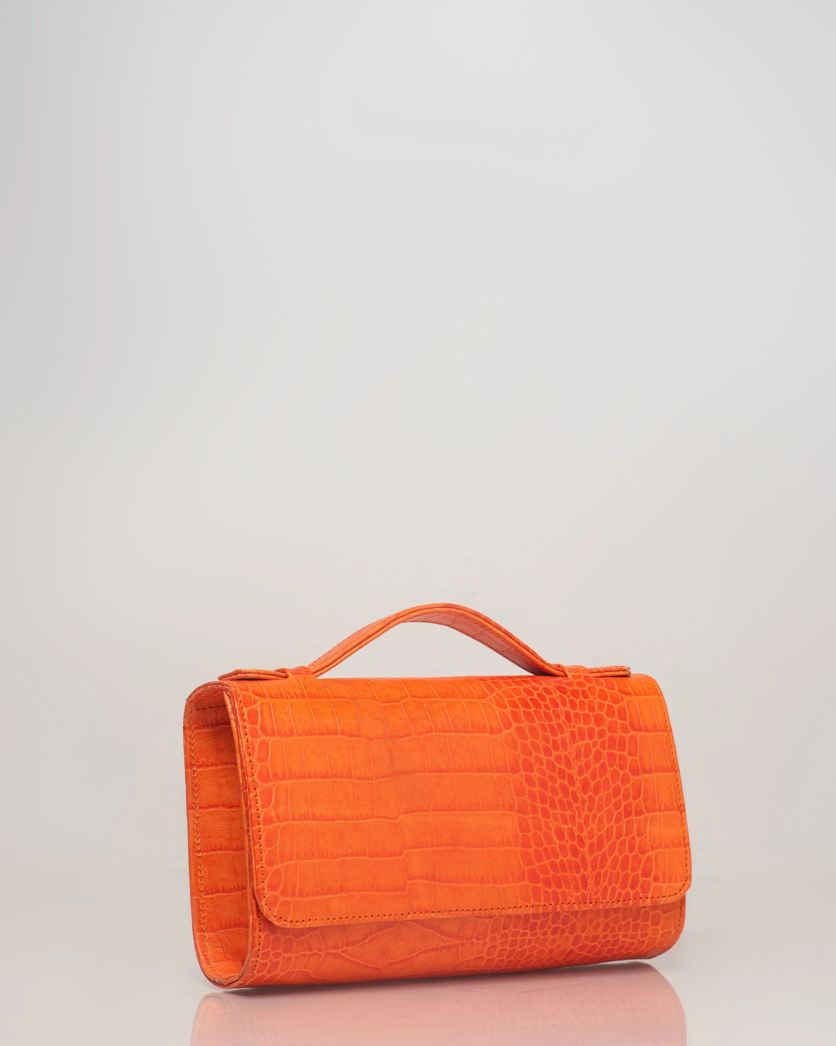 O'Eclat Maya Leather Clutch bag