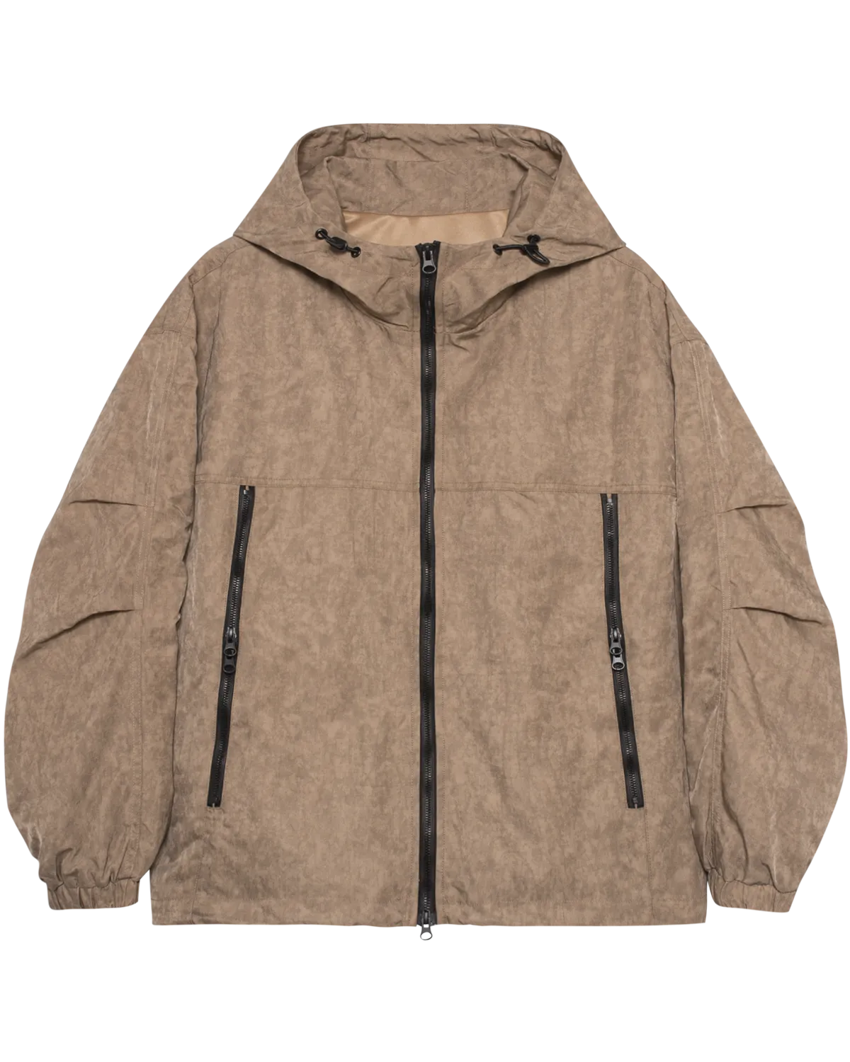 OFF THE LABEL Phantom Gradient Hooded Jacket Sand