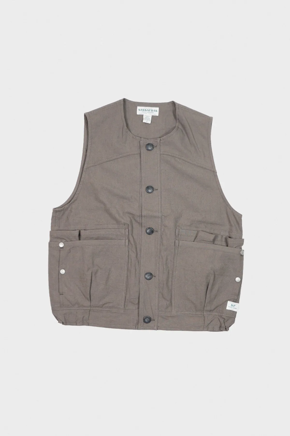 Overgrown Hiker Vest - Dusty Gray