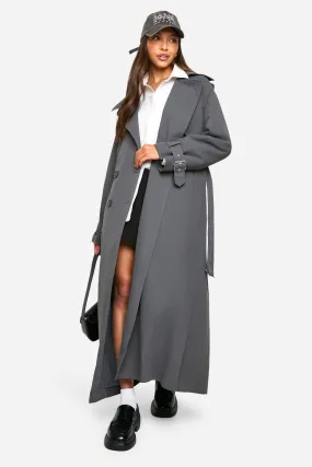 Oversized Double Breast Trench Coat