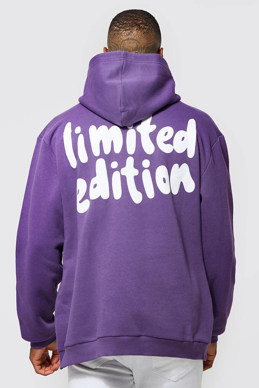 Oversized Limited Edition Puff Print Hoodie