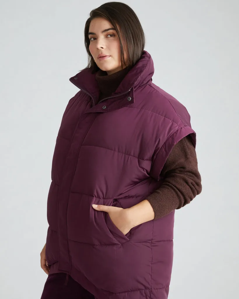 Paparazzi Puffer Vest - Acai