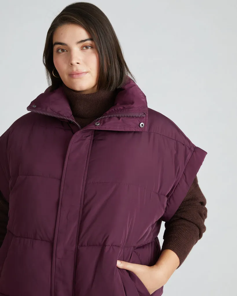 Paparazzi Puffer Vest - Acai