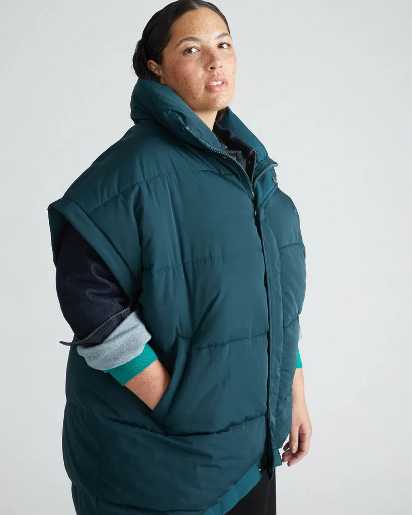 Paparazzi Puffer Vest - Deep Sea