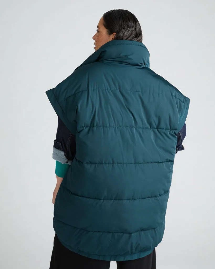 Paparazzi Puffer Vest - Deep Sea