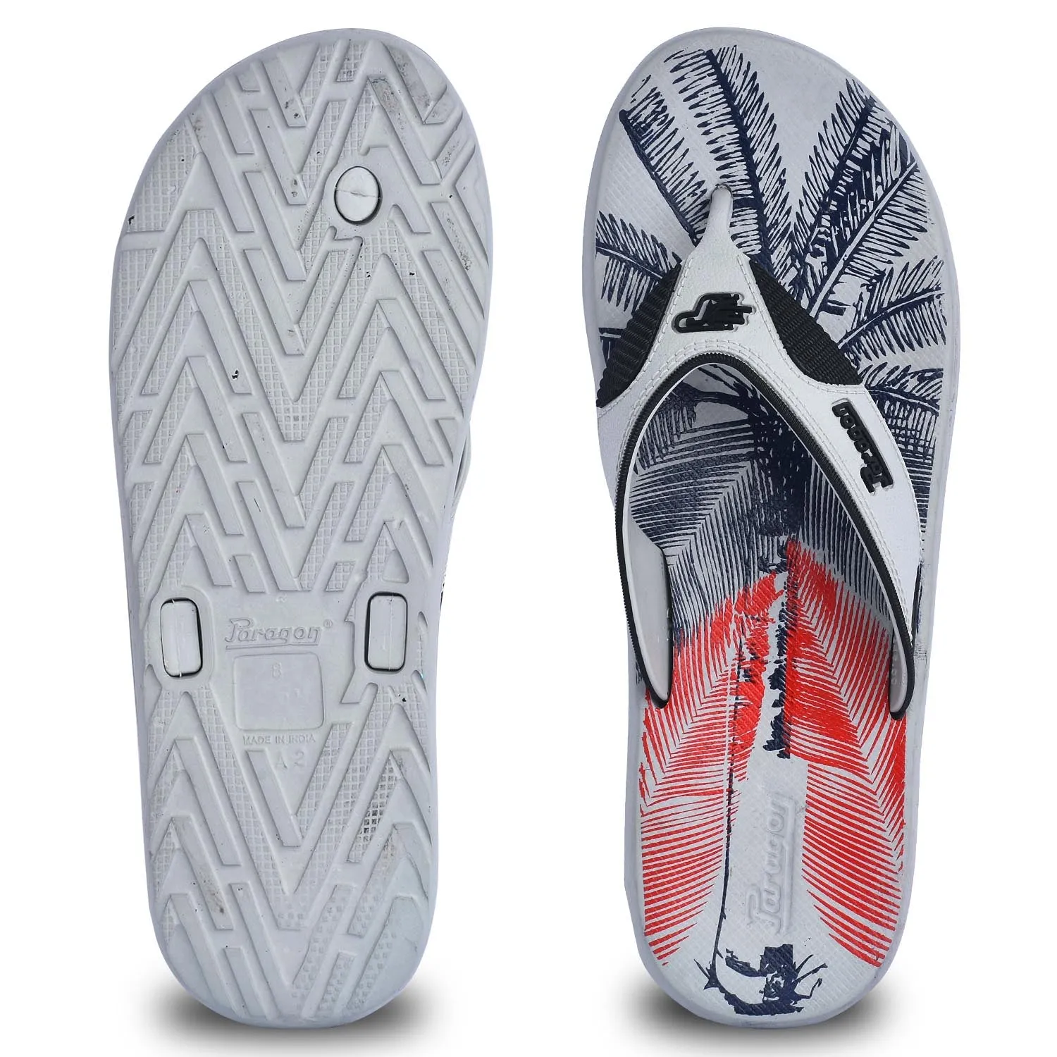 Paragon EVK3411G Men Stylish Lightweight Flipflops | Casual & Comfortable Daily-wear Slippers for Indoor & Outdoor | For Everyda