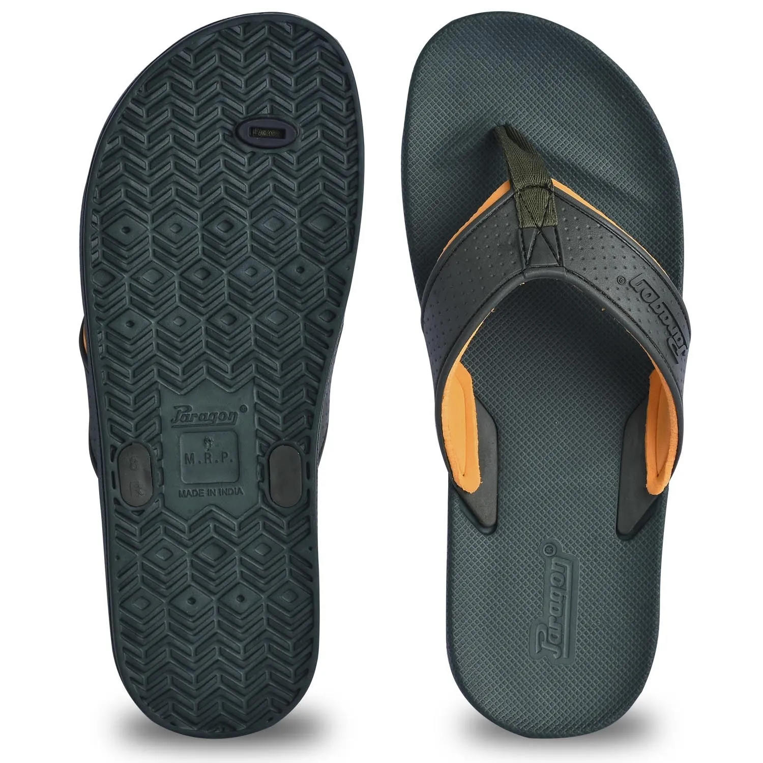 Paragon EVK3413G Men Stylish Lightweight Flipflops | Casual & Comfortable Daily-wear Slippers for Indoor & Outdoor | For Everyda