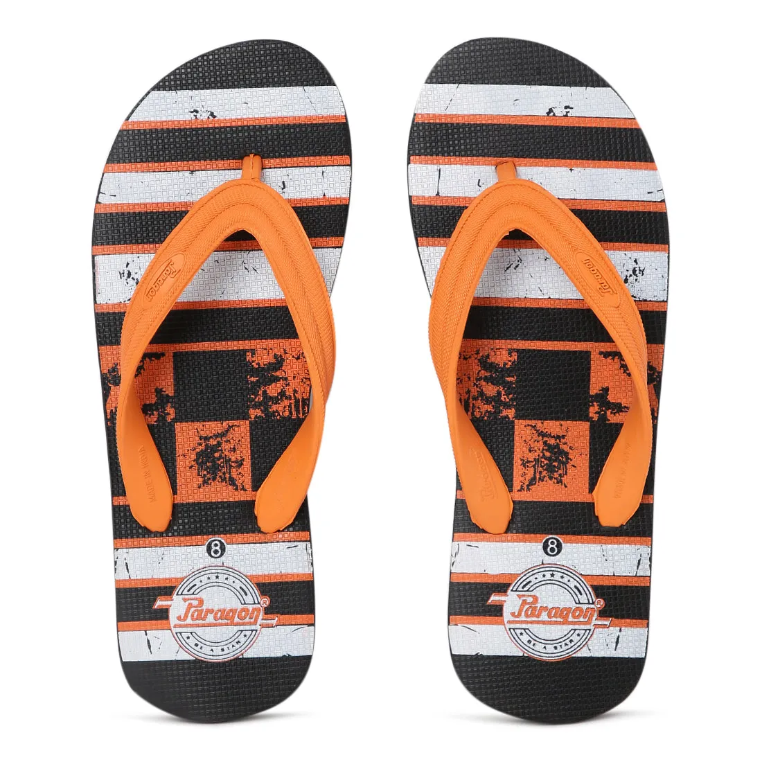 Paragon  HWK3703G Men Stylish Lightweight Flipflops | Casual & Comfortable Daily-wear Slippers for Indoor & Outdoor | For Everyd