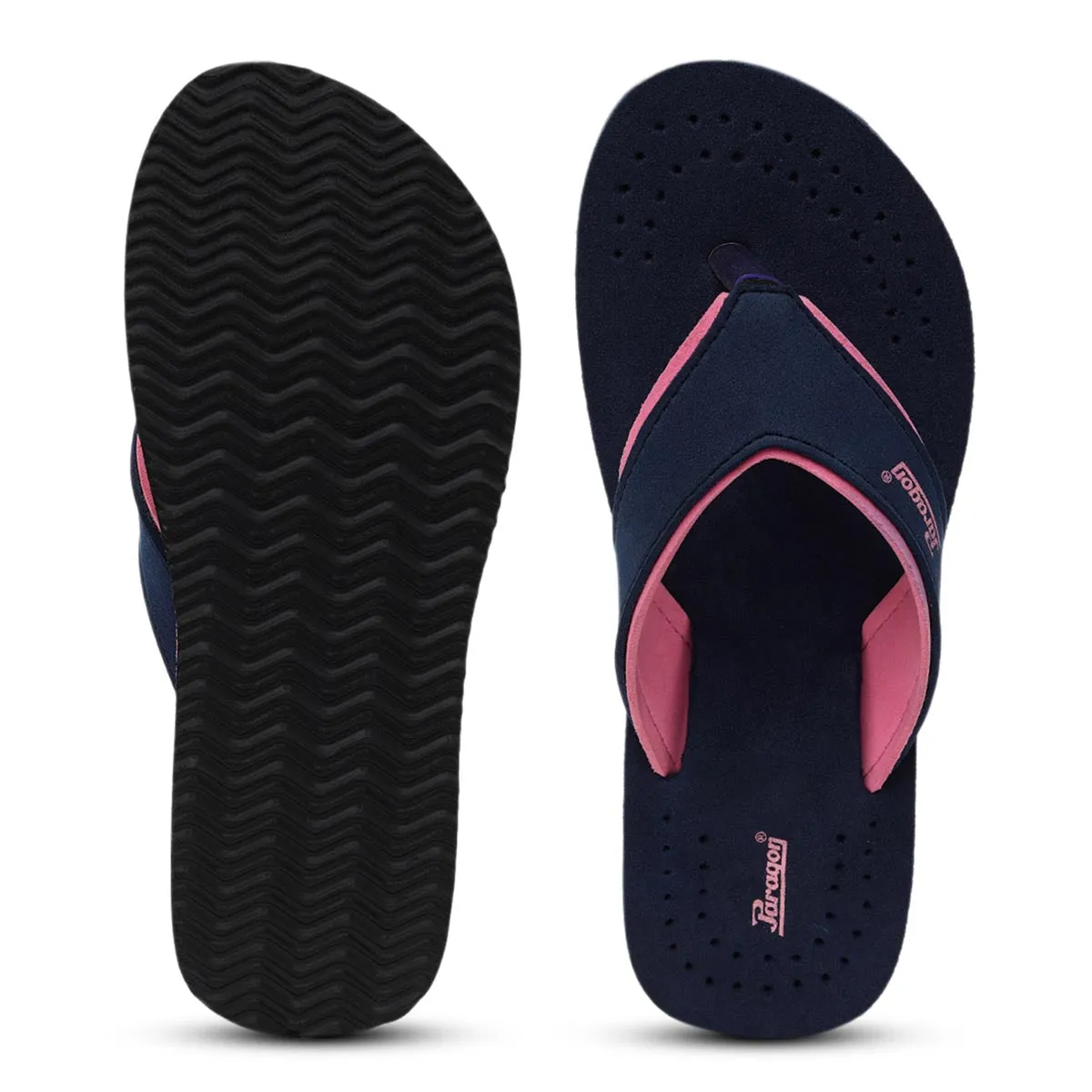 Paragon K3300L Women Stylish Lightweight Flipflops | Comfortable with Anti skid soles | Casual & Trendy Slippers | Indoor & Outd