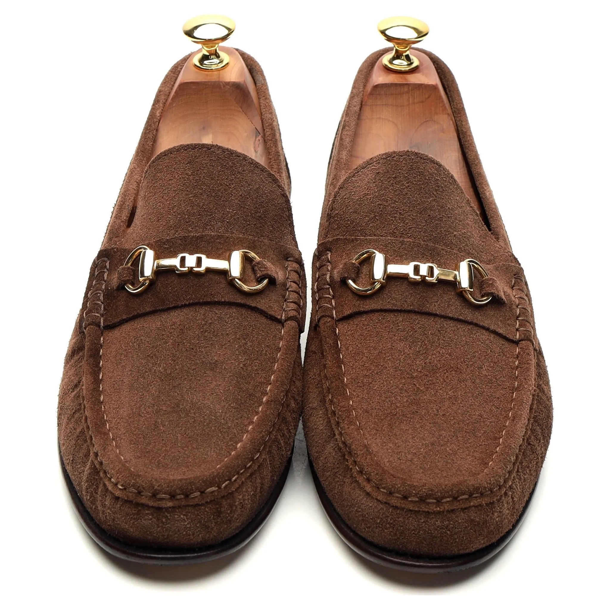 'Parma' Brown Suede Loafers UK 9.5 EU 43.5