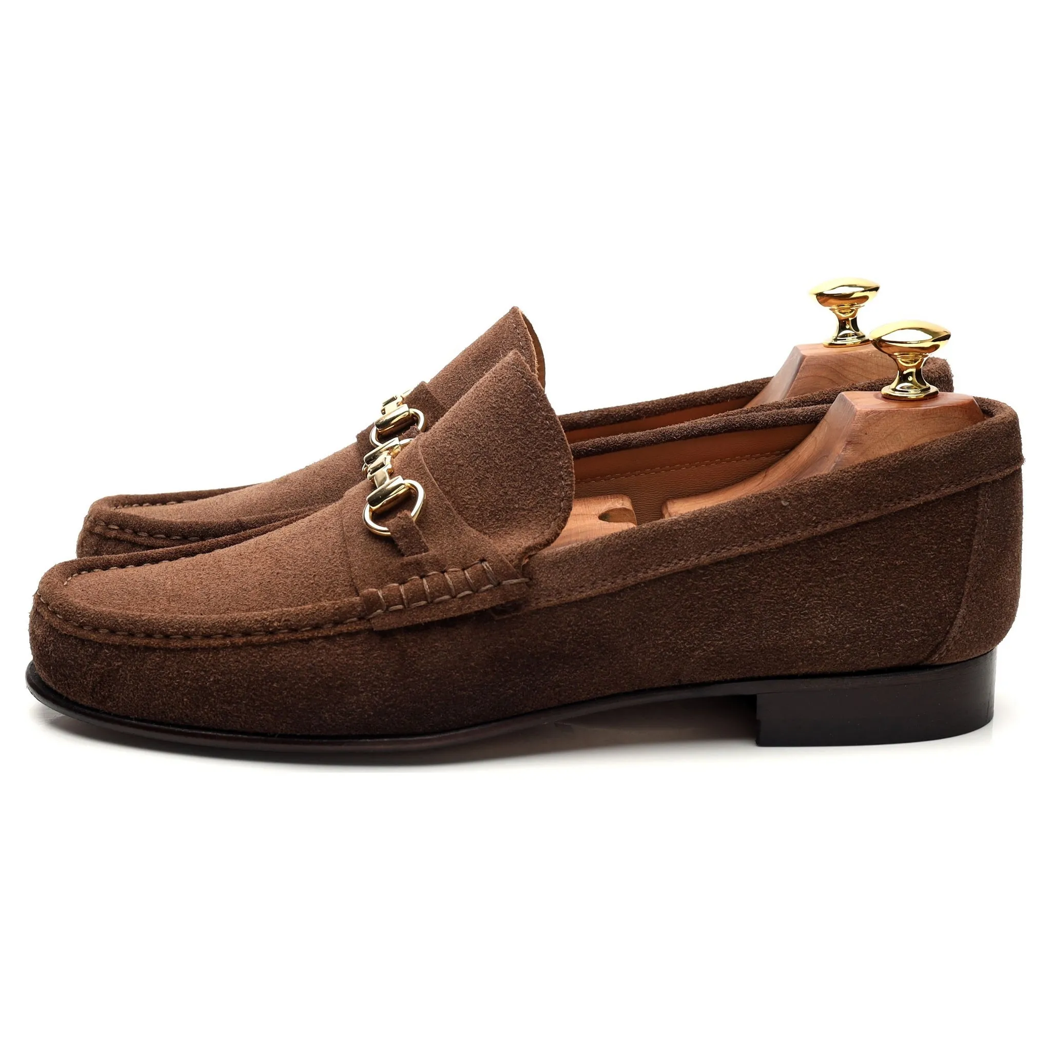 'Parma' Brown Suede Loafers UK 9.5 EU 43.5