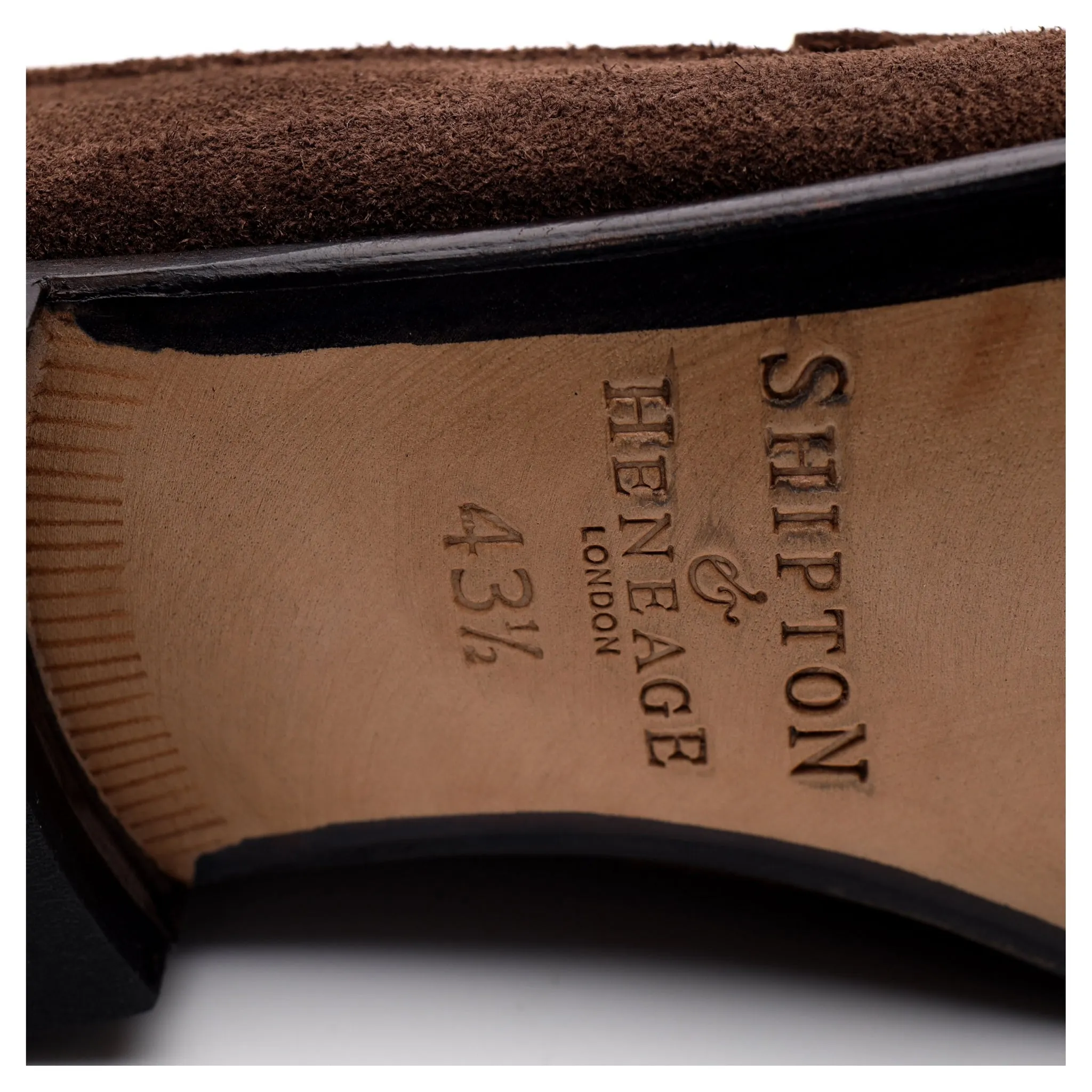 'Parma' Brown Suede Loafers UK 9.5 EU 43.5