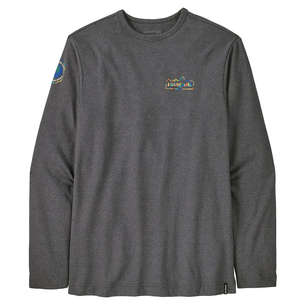 Patagonia Men's Lightweight Unity Fitz Wildrise Crew Sweatshirt - Ink Black