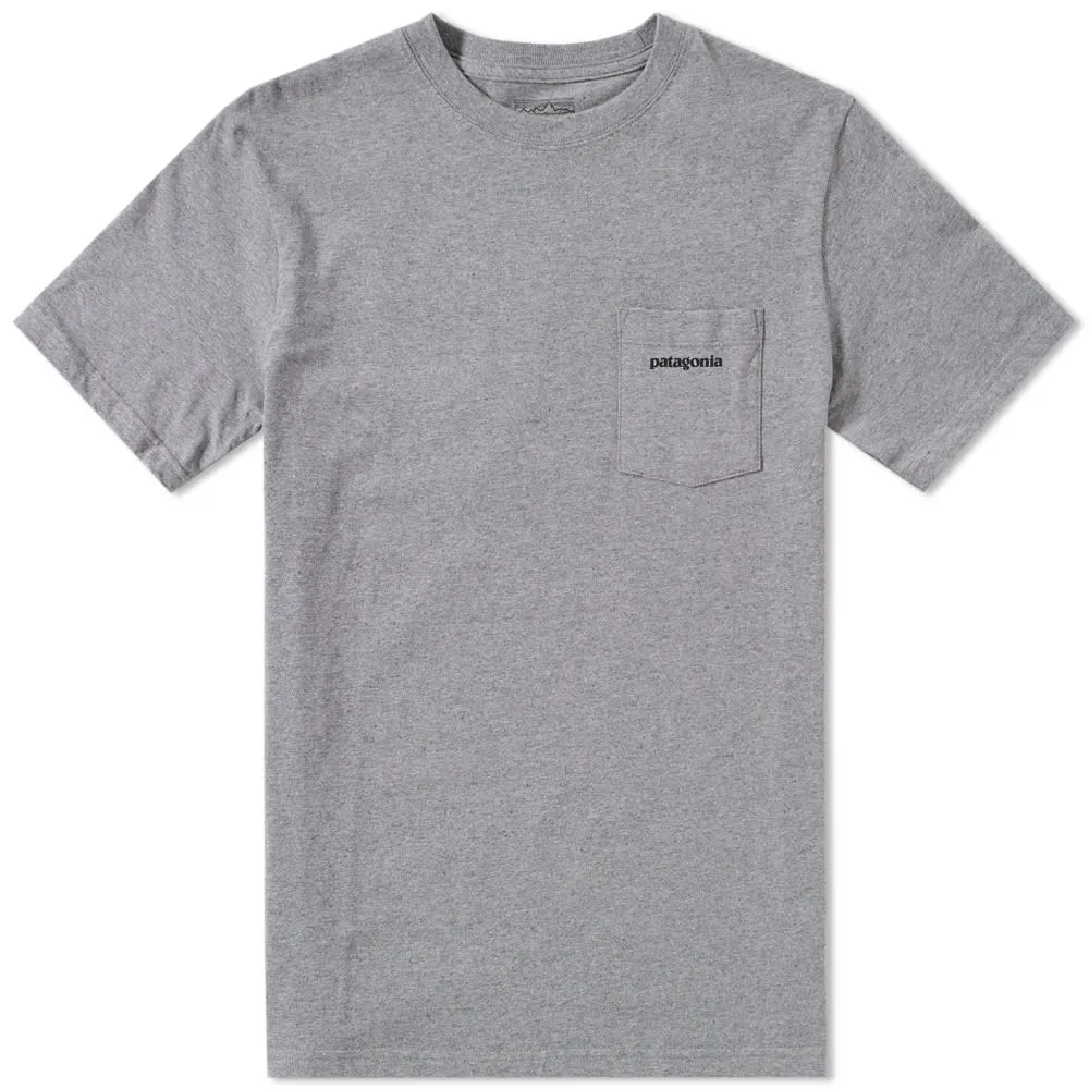 Patagonia P-6 Logo Pocket TeeGravel Heather