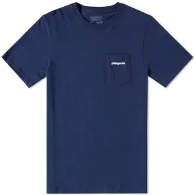 Patagonia P-6 Logo Pocket TeeNavy Blue