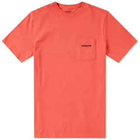 Patagonia P-6 Logo Pocket TeeSpiced Coral