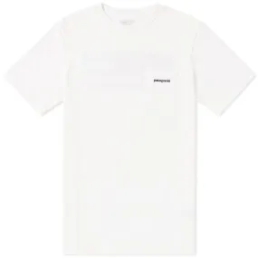 Patagonia P-6 Logo Pocket TeeWhite