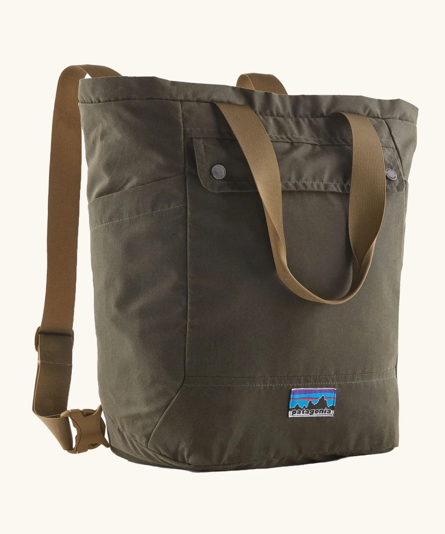 Patagonia Waxed Canvas Tote Pack Basin Green