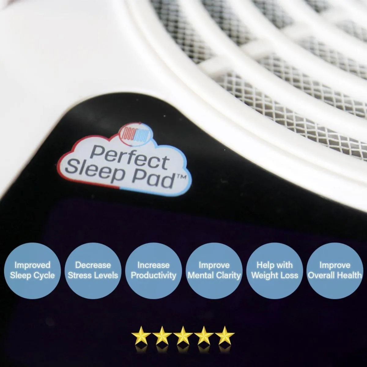 Perfect Sleep Pad Cooling and Heating Pad - Water Activated Mattress Pad - Queen (Dual Temperature Zone 60