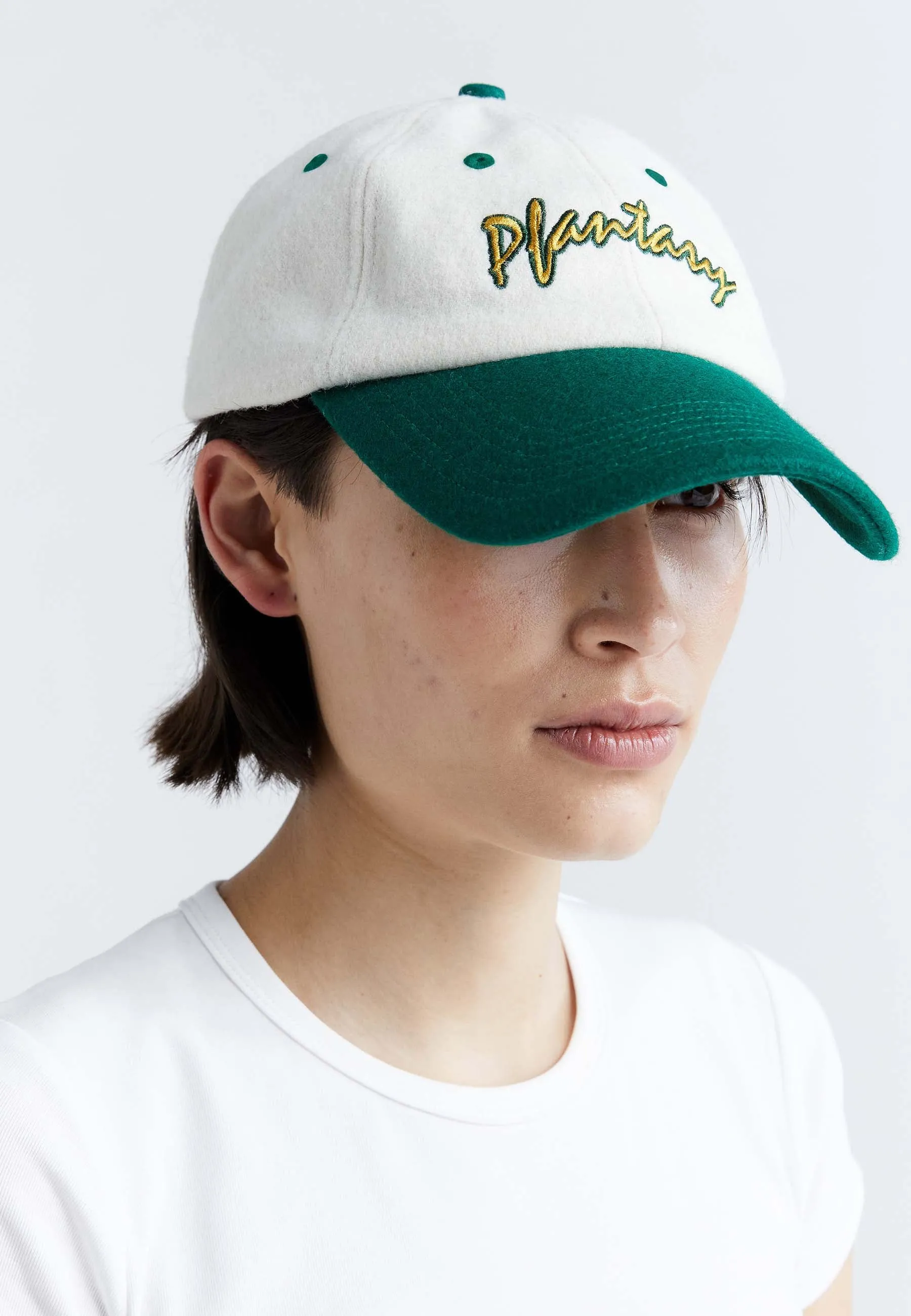 Phantasy Wool Baseball Cap - Forest Green