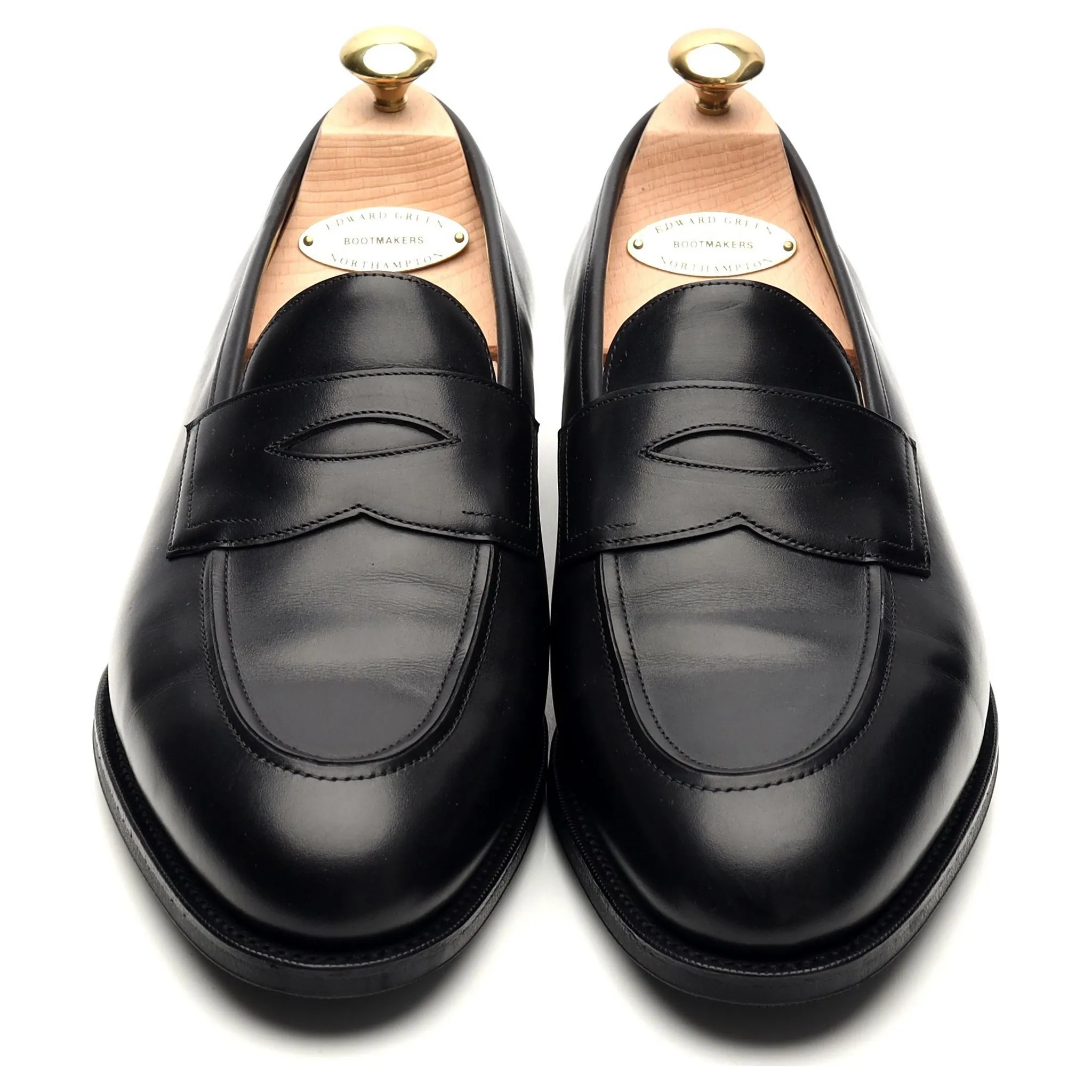 'Piccadilly' Black Leather Loafers UK 8.5 E