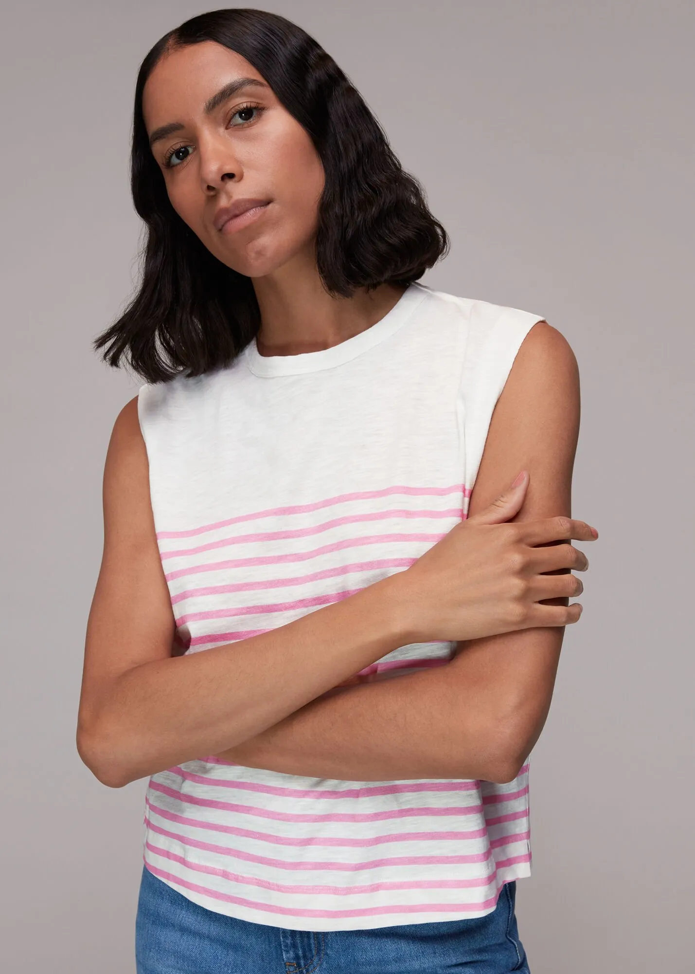 Pink Breton Muscle Vest