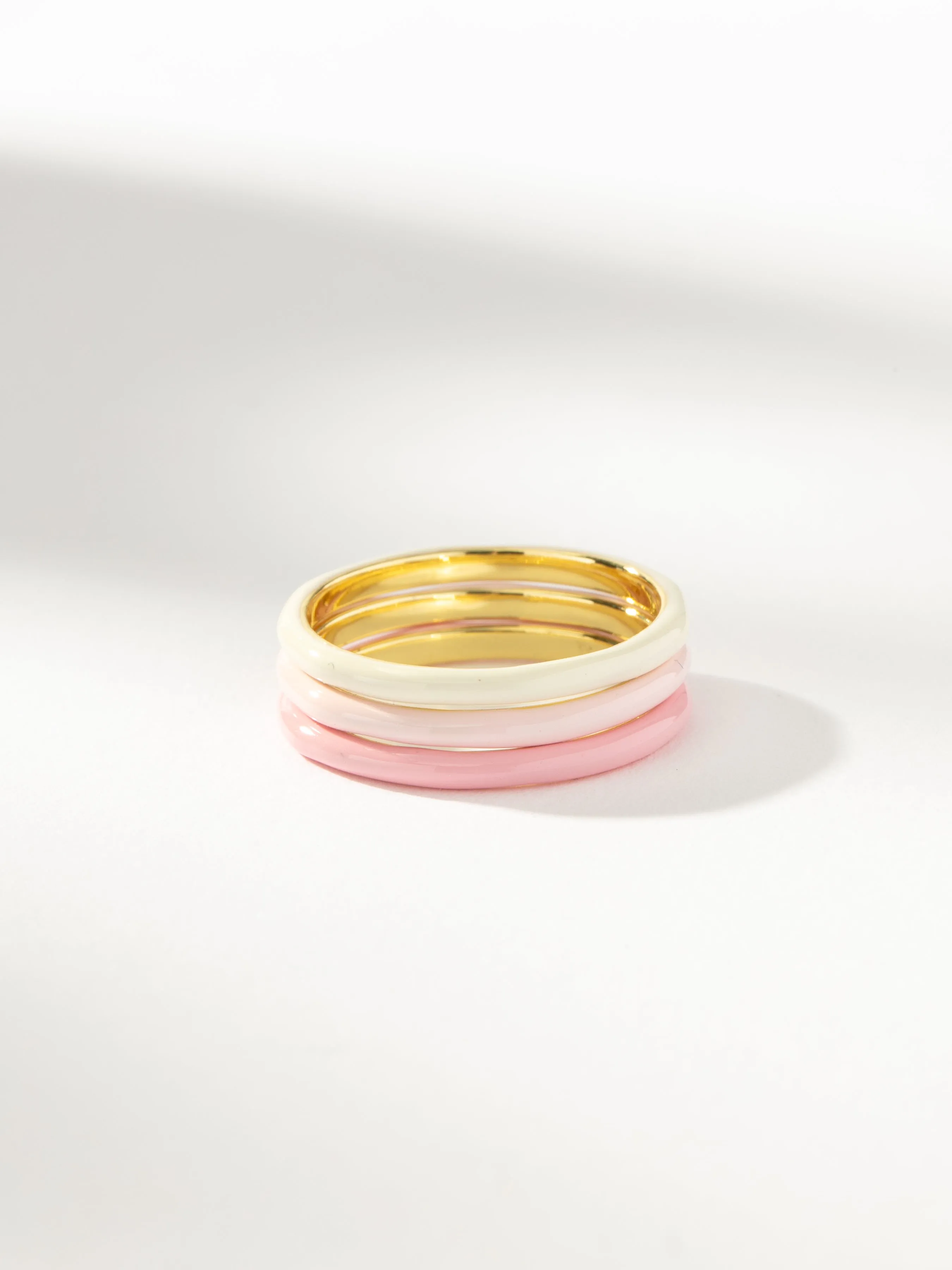 Pink Ombré Ring (Set of 3)