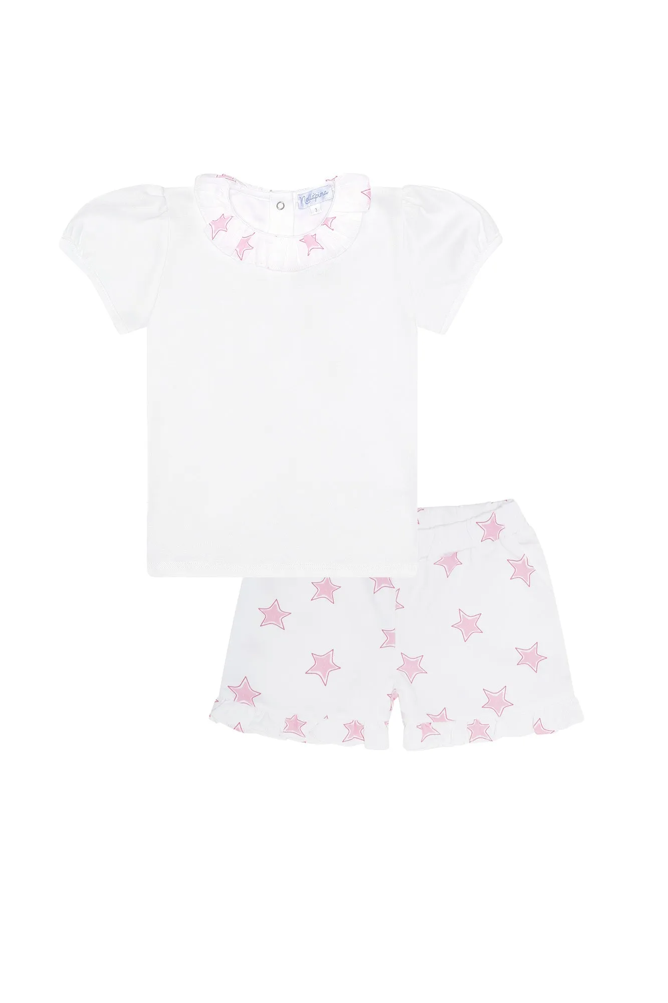 Pink Stars Short Set